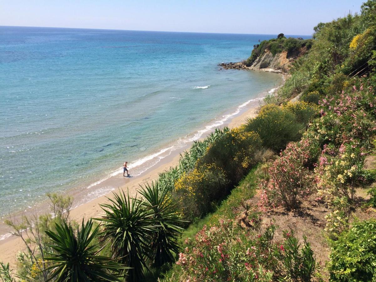 Blue Sky Cottage, Kanouli Beach Halikounas Dış mekan fotoğraf