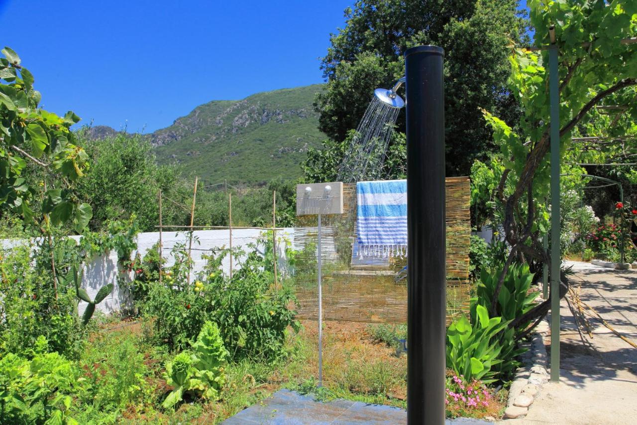 Blue Sky Cottage, Kanouli Beach Halikounas Dış mekan fotoğraf