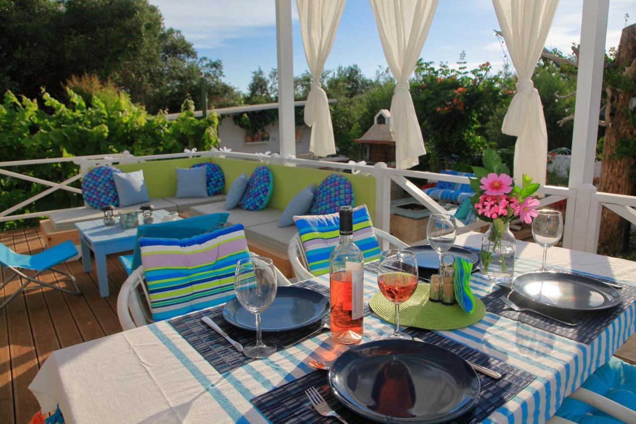 Blue Sky Cottage, Kanouli Beach Halikounas Dış mekan fotoğraf