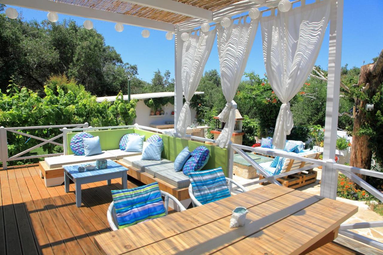 Blue Sky Cottage, Kanouli Beach Halikounas Dış mekan fotoğraf
